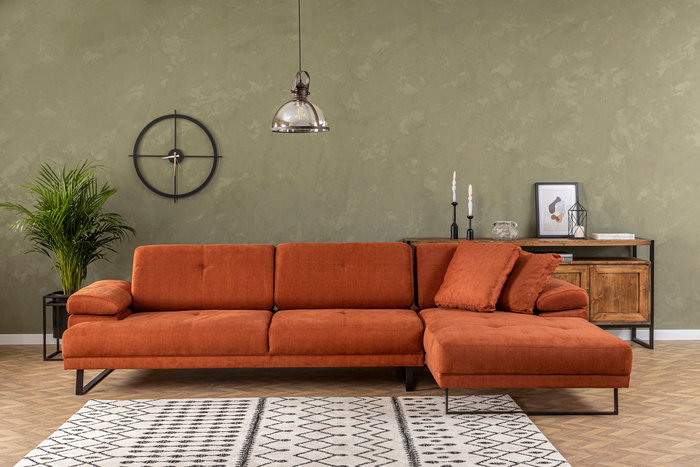 Atelier Del Sofa Mustang Small Right - Naranja